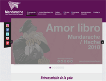 Tablet Screenshot of premiomandarache.es